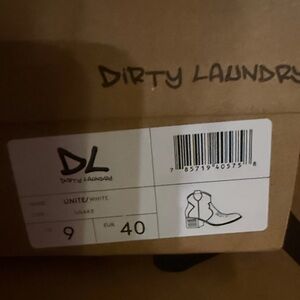 Dirty Laundry Unite White Ankle Boots